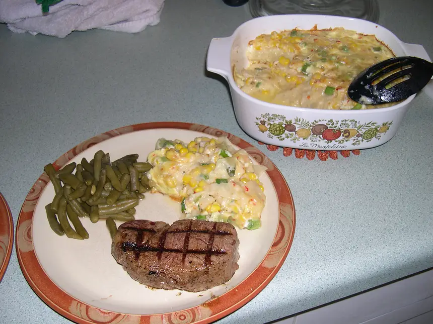 Double Corn Tortilla Cassarole