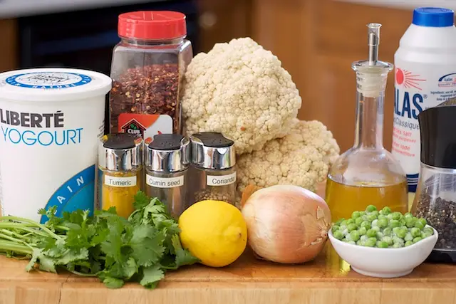 Gather together all the ingredients you need.