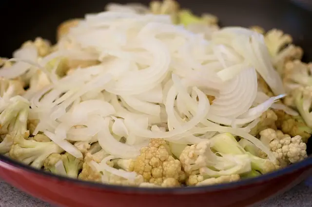 Stir in the onions.