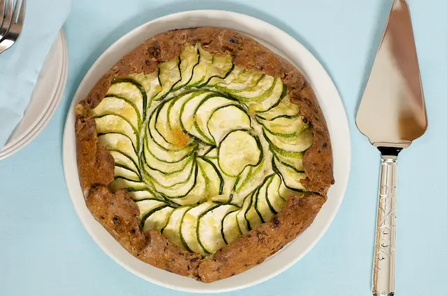 Triple Cheese & Zucchini Galette