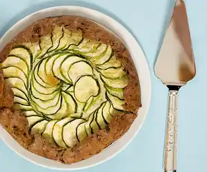 Triple Cheese & Zucchini Galette