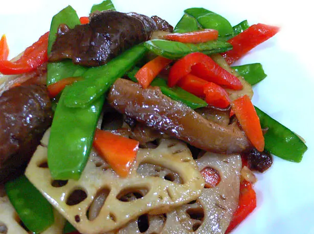 Stir Fried Fresh Lotus Root