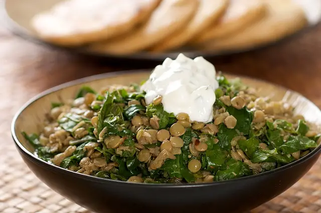 Curry Lentils & Kale