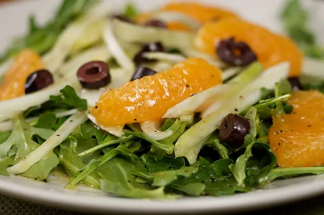 Arugula, Fennel, & Orange Salad 