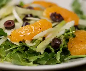 Arugula, Fennel, & Orange Salad 
