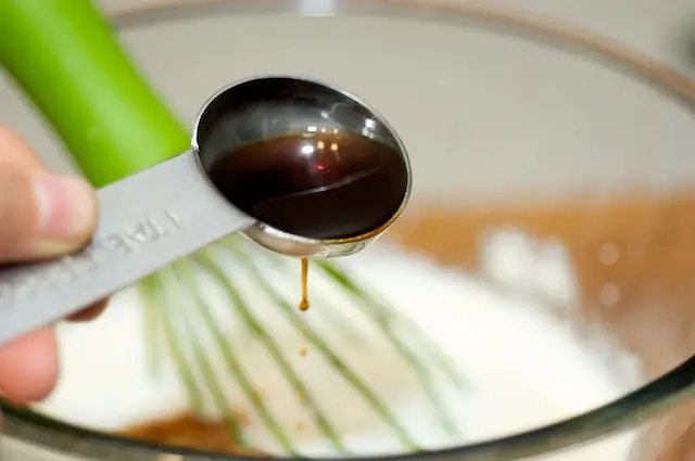 Add the vanilla extract.