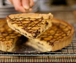 Chocolate Tangerine Tart