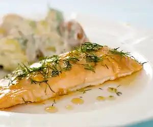 Maple-dill Roasted Salmon