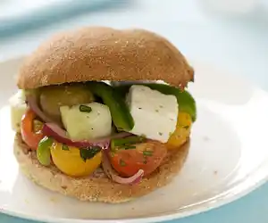 Greek Salad Sandwich