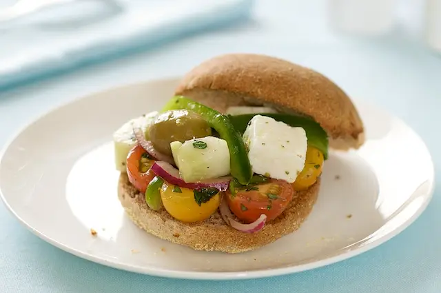 Greek Salad Sandwich