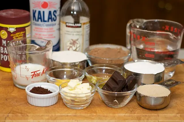 These are the ingredients we need to make this ultimate hot fudge pudding cake.