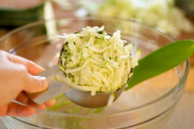 Add the zucchini, stir until well mixed.