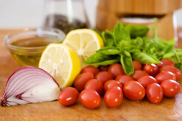 Cherry Tomato & Basil Vinaigrette