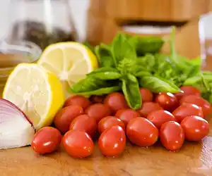 Cherry Tomato & Basil Vinaigrette