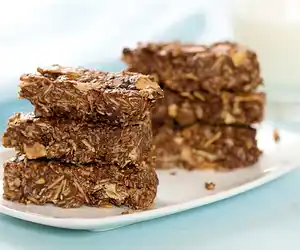 Double Almond & Chocolate Granola Bars
