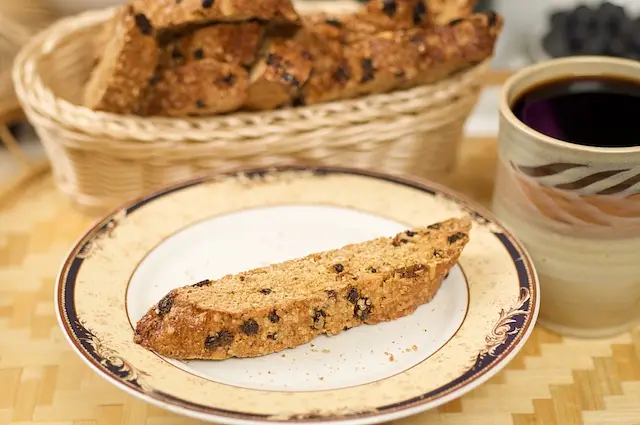 Ginger Pine Nut Biscotti