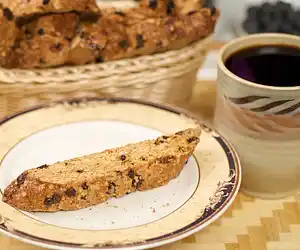 Ginger Pine Nut Biscotti