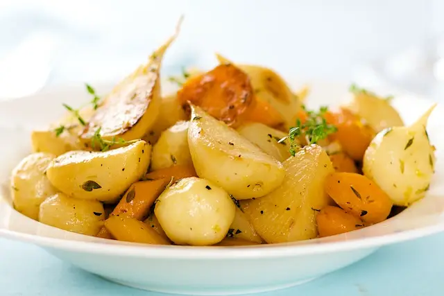Lemony Glazed Turnips & Carrots