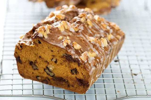 Chocolate Chip, Walnuts & Pumpkin (Squash) Bread