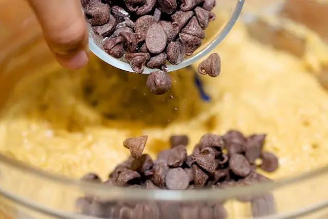 Stir in the chocolate chips
