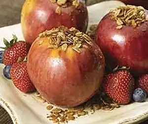 Vermont Maple Syrup & Porter-Poached Apples