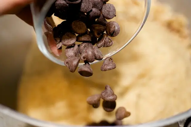 add the chocolate chips.