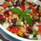 Favourite Three Bean Salad with Bacon