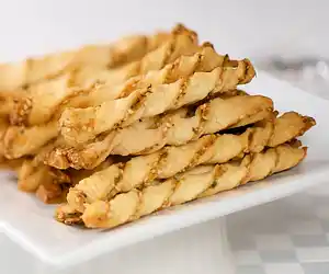 Parmesan Sesame Twists 