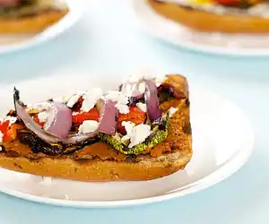 Grilled Vegetable Sandwich with Tomato & Olives Tapenade
