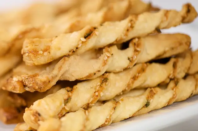 Parmesan Sesame Twists 
