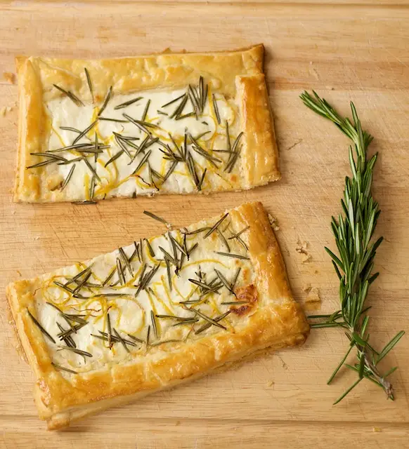 Goat Cheese, Rosemary & Lemon Tart