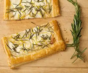 Goat Cheese, Rosemary & Lemon Tart