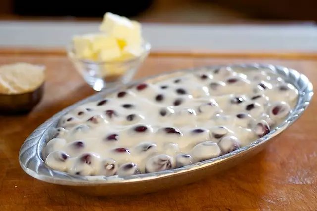 Pour into a 9×13 inch pan, or individual serving dishes. 