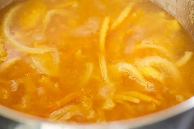 Cook rapidly until peel is tender, about 45 minutes. 