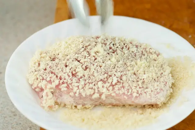 Place into panko until both sides are well coated. 