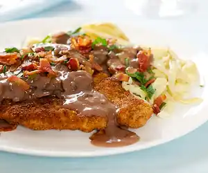 Secret Jagerschnitzel - German Hunter Schnitzel