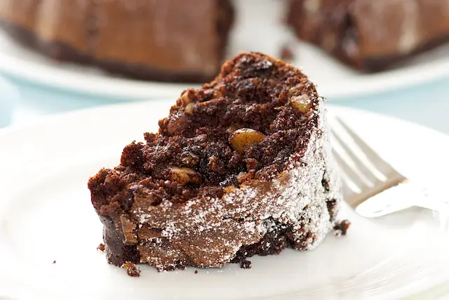 Super moist, chocolaty and nutty. Delicious.