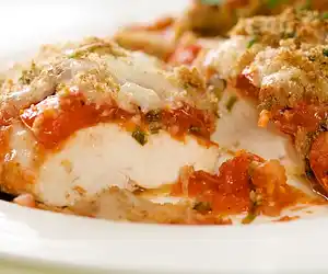 Cheesy Tomato Basil Chicken Breasts