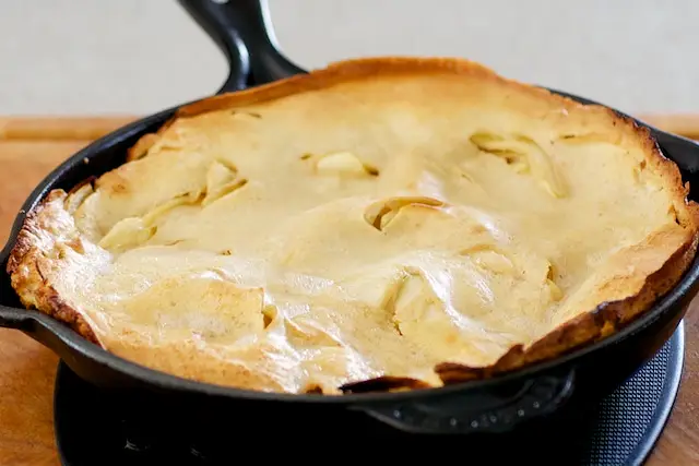 Out of the oven.