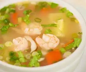Pineapple & Shrimp Tom Yum Soup