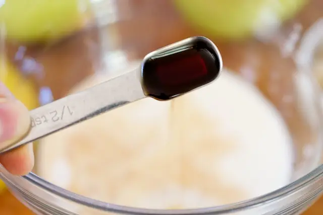 Add the vanilla extract.