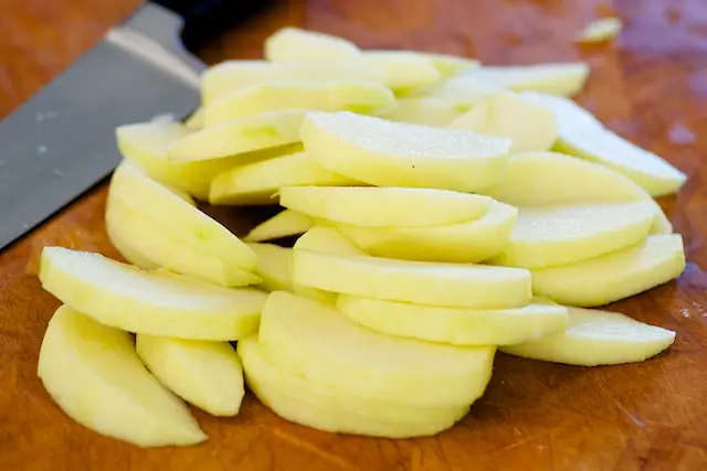 Slice into ½-inch slices.