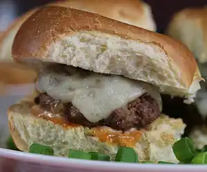 Bone Suckin' Mushroom & Swiss Sliders