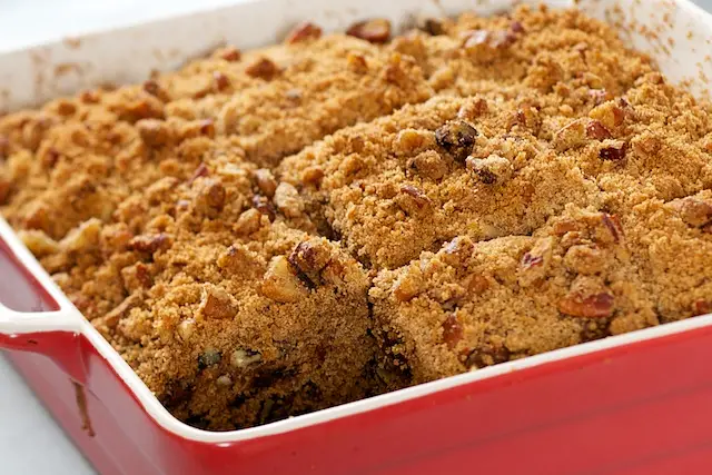 Acorn Squash Cake with Pecan Streusel