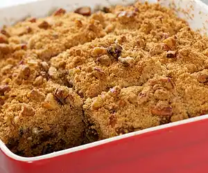 Acorn Squash Cake with Pecan Streusel