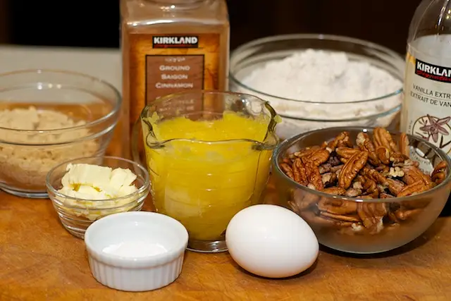 First gather together these ingredients to make the batter.
