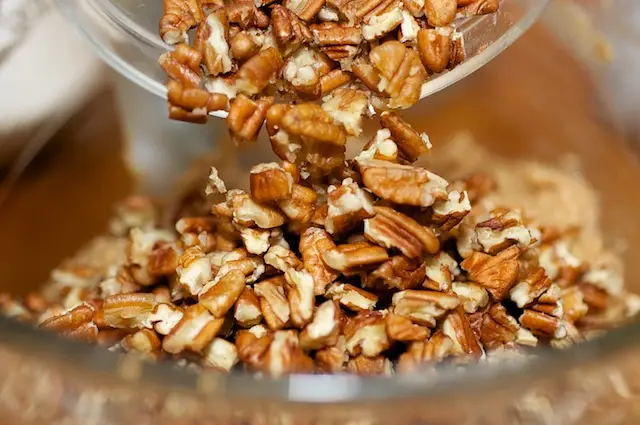 Stir in pecans.
