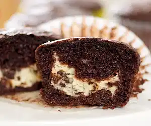 Filled Rich Chocolate Cupcakes