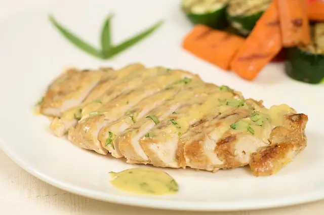Grilled Tarragon Chicken with Mustard Sauce