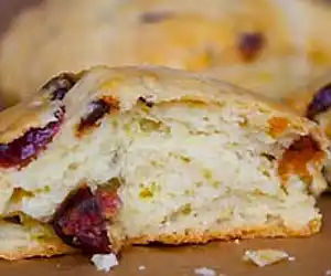 Chocolate Cranberry Scones